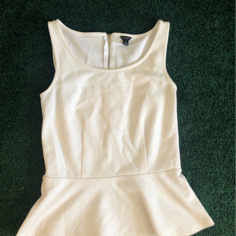 White Ann Taylor Dressy Tank